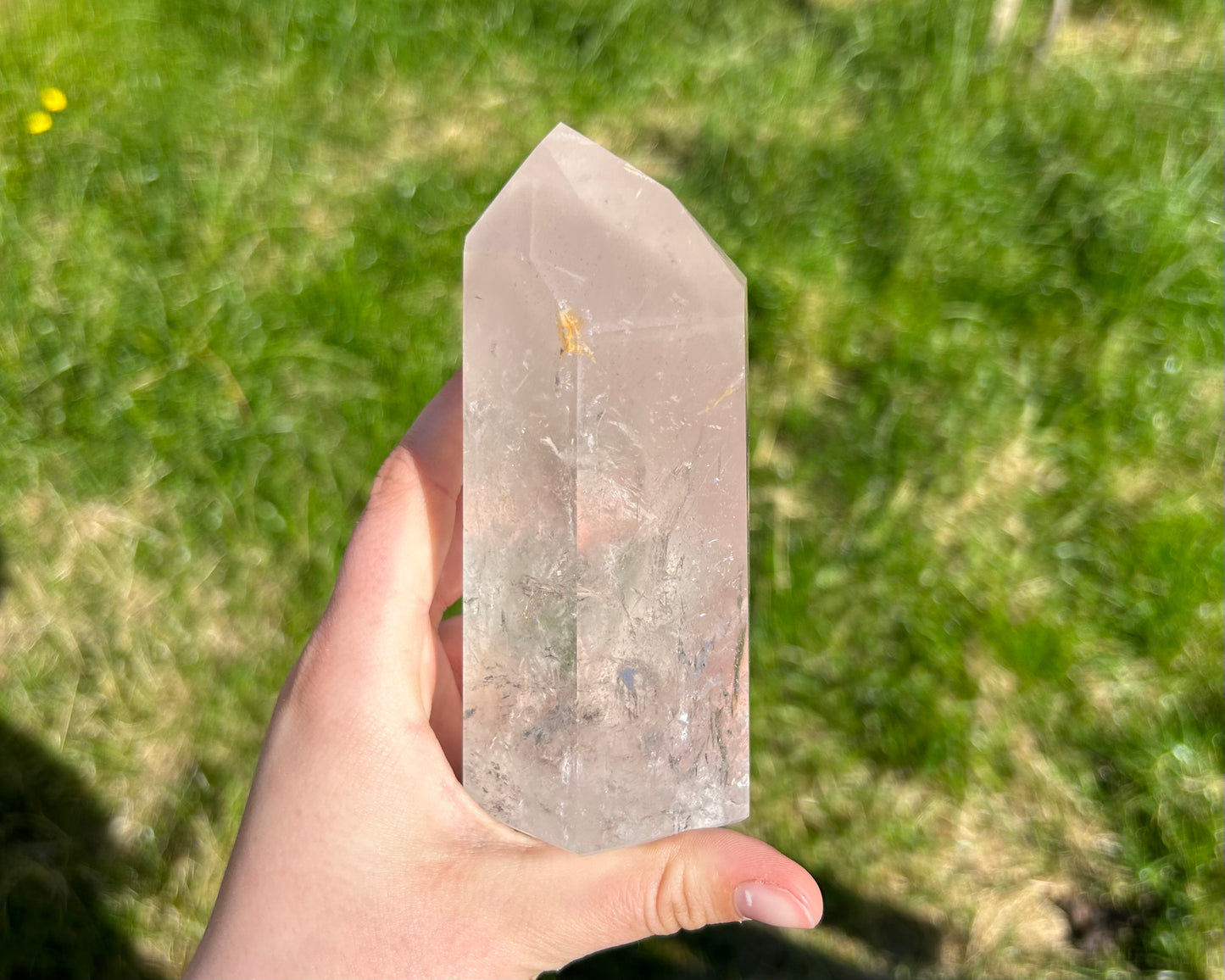 A+ Pink ‘Lithium’ Quartz Statement 640g