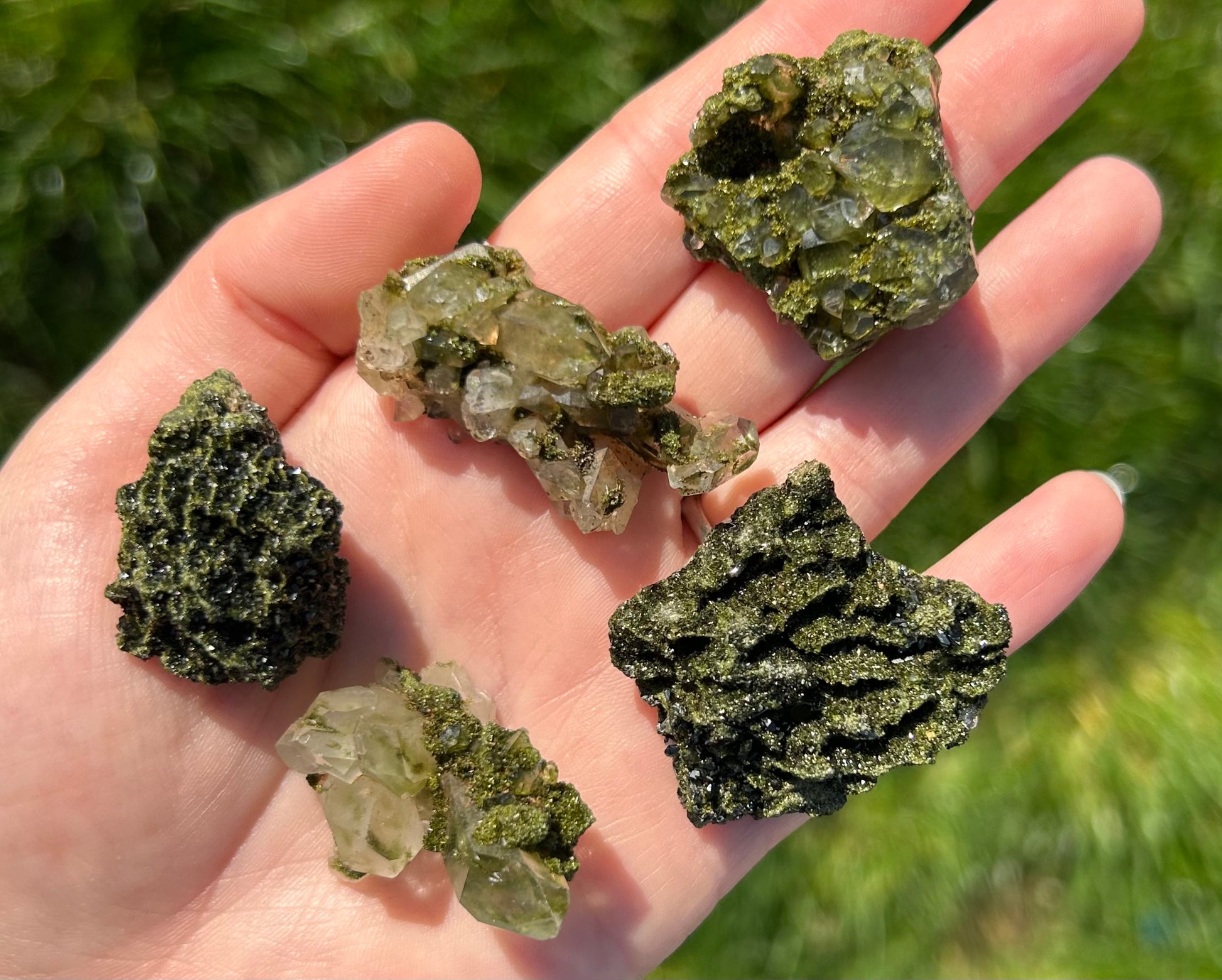 Green Forest Epidote - Lilith and Athena Wholesale
